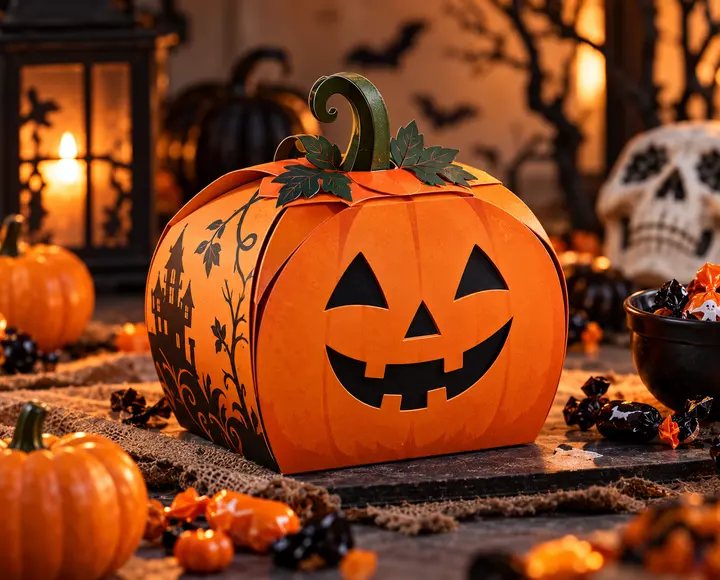 Pumpkin Shaped Boxes