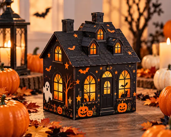 Haunted House-Themed Packaging Boxes