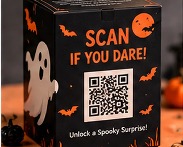 Interactive Halloween Packaging with QR Codes
